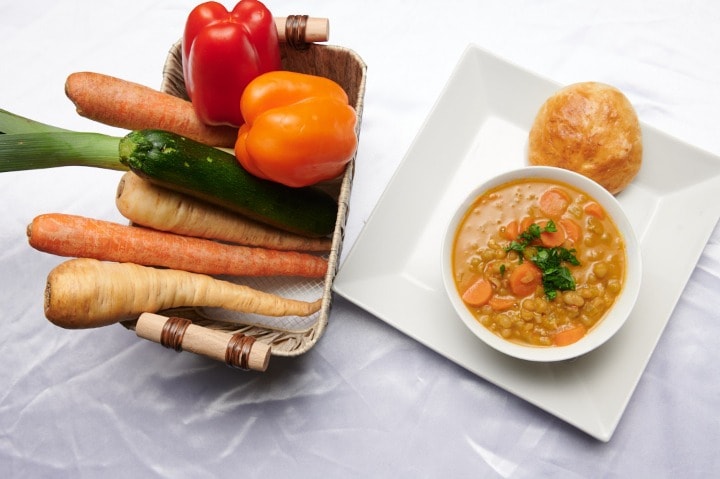 Peas and Carrot Soup